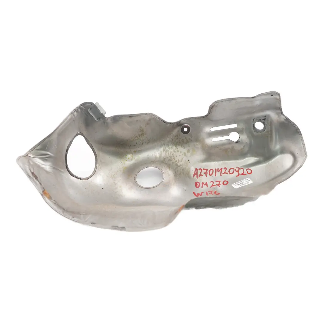 Mercedes W176 W246 M270 Turbocharger Turbo Heat Shield Plate Cover A2701420920 - SKU A2701420000 - Part number A2701420000