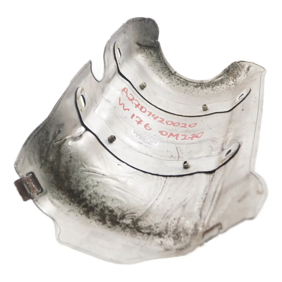 M270 Catalizador Escudo de calor Cubierta placa para Mercedes W176 W246 con número de pieza A2701420020 Mercedes W176 W246 M270 Catalizador Escudo de calor Cubierta placa - SKU A2701420020 - Número de pieza A2701420020