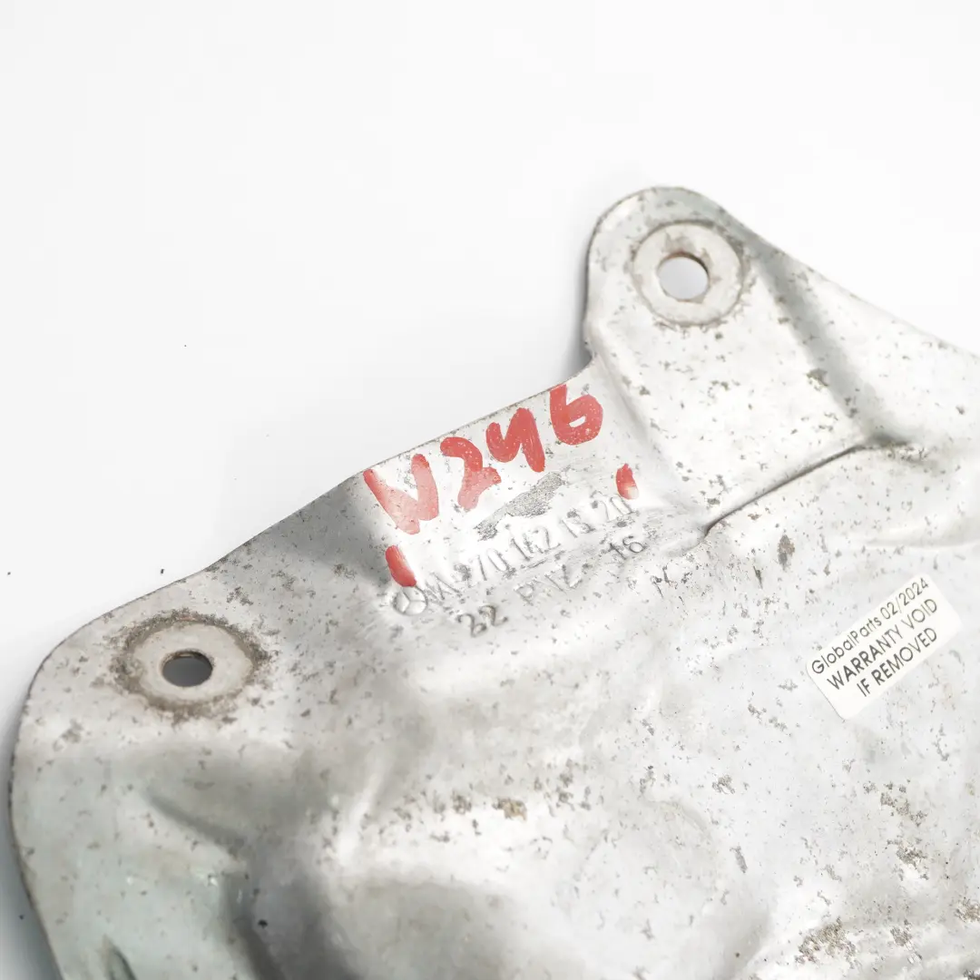 Mercedes W176 W246 M270 Cubierta placa protección térmica turbo - SKU A2701421320 - Número de pieza A2701421320