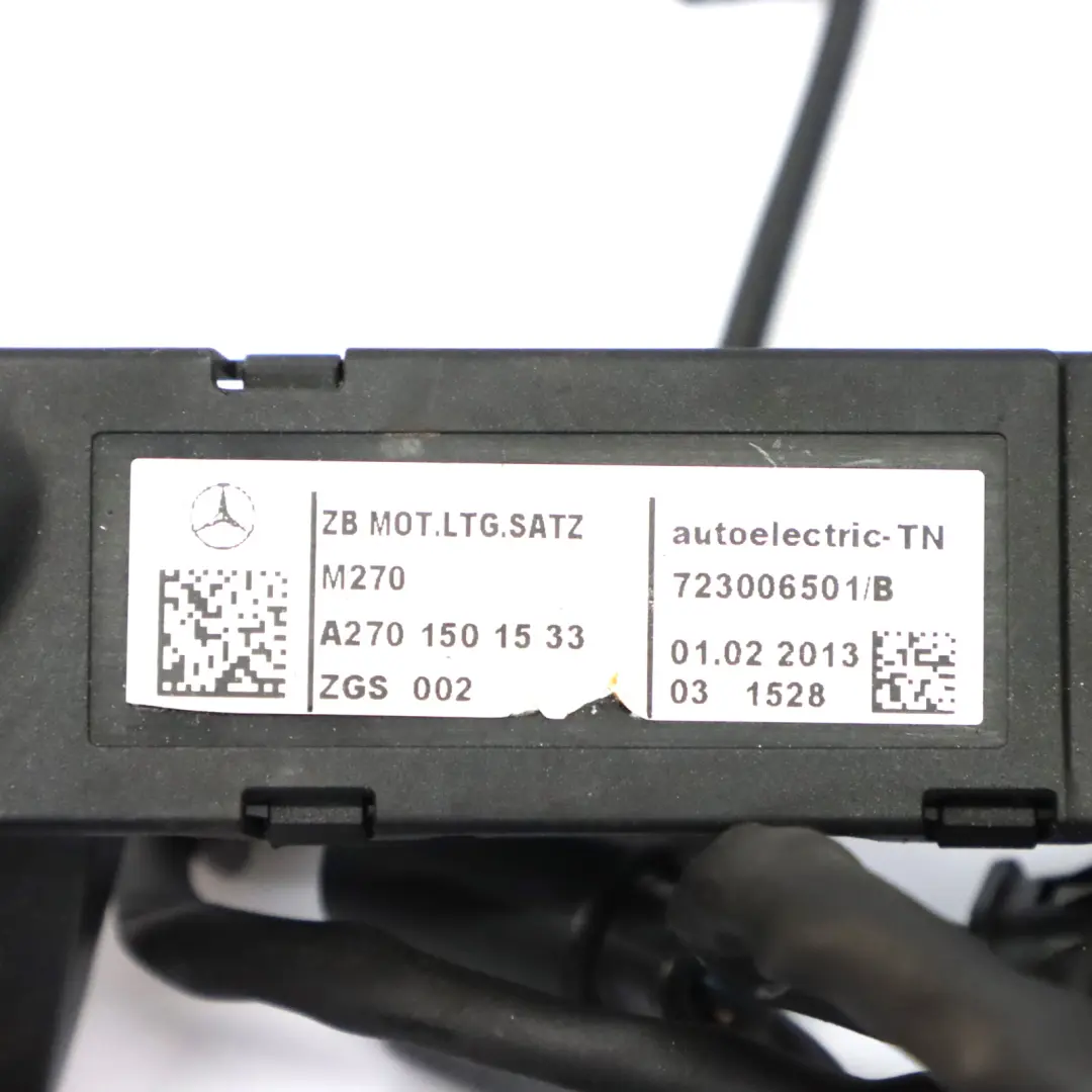  Wiring Mercedes W176 W242 W246 C117 Petrol M270 Engine Harness Loom - SKU A2701501533 - Part number A2701501533