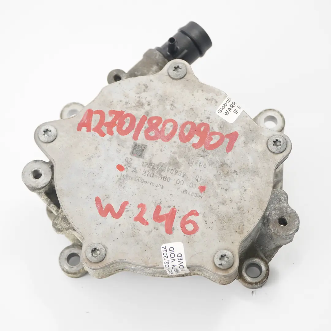 Mercedes W176 W204 C207 W212 W246 M270 Bomba Vacío Motor Gasolina - SKU A2701800901 - Número de pieza A2701800901