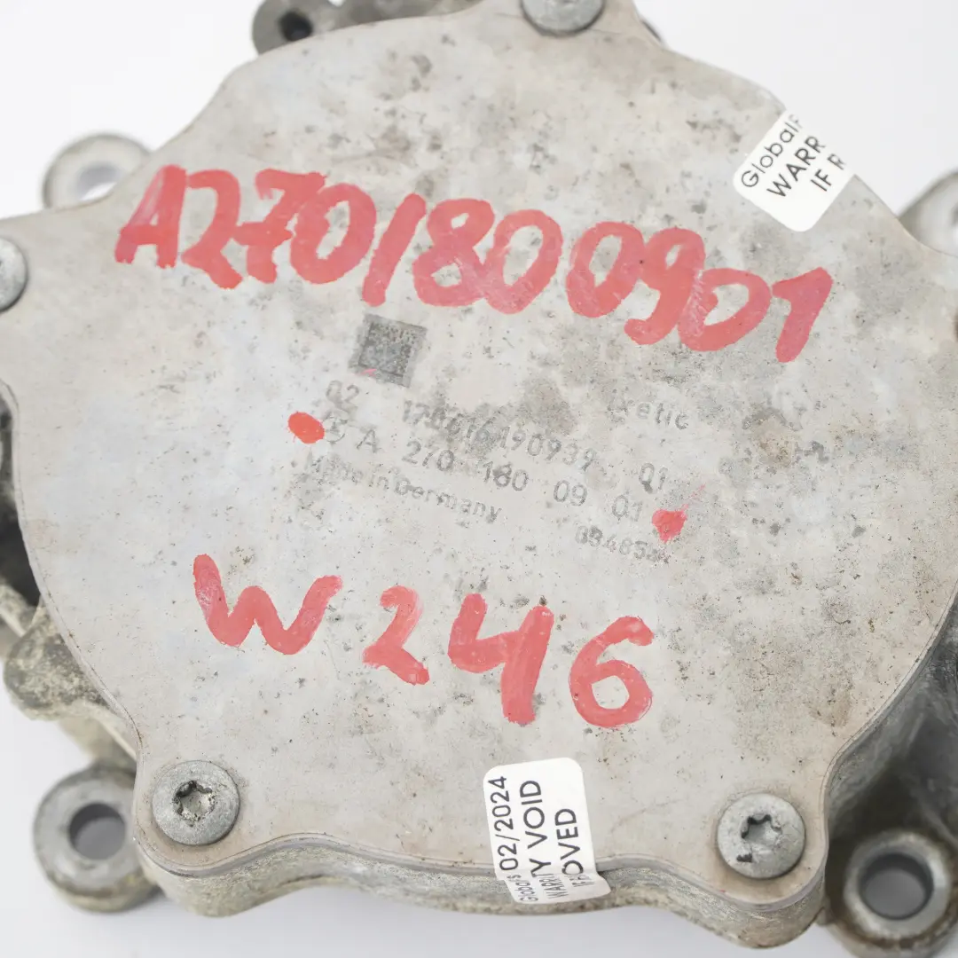 M270 Benzin Motor Vakuum Pumpe für Mercedes W176 W204 C207 W212 W246 mit Teilenummer A2701800901 Mercedes W176 W204 C207 W212 W246 M270 Benzin Motor Vakuum Pumpe - SKU A2701800901 - Teilenummer A2701800901