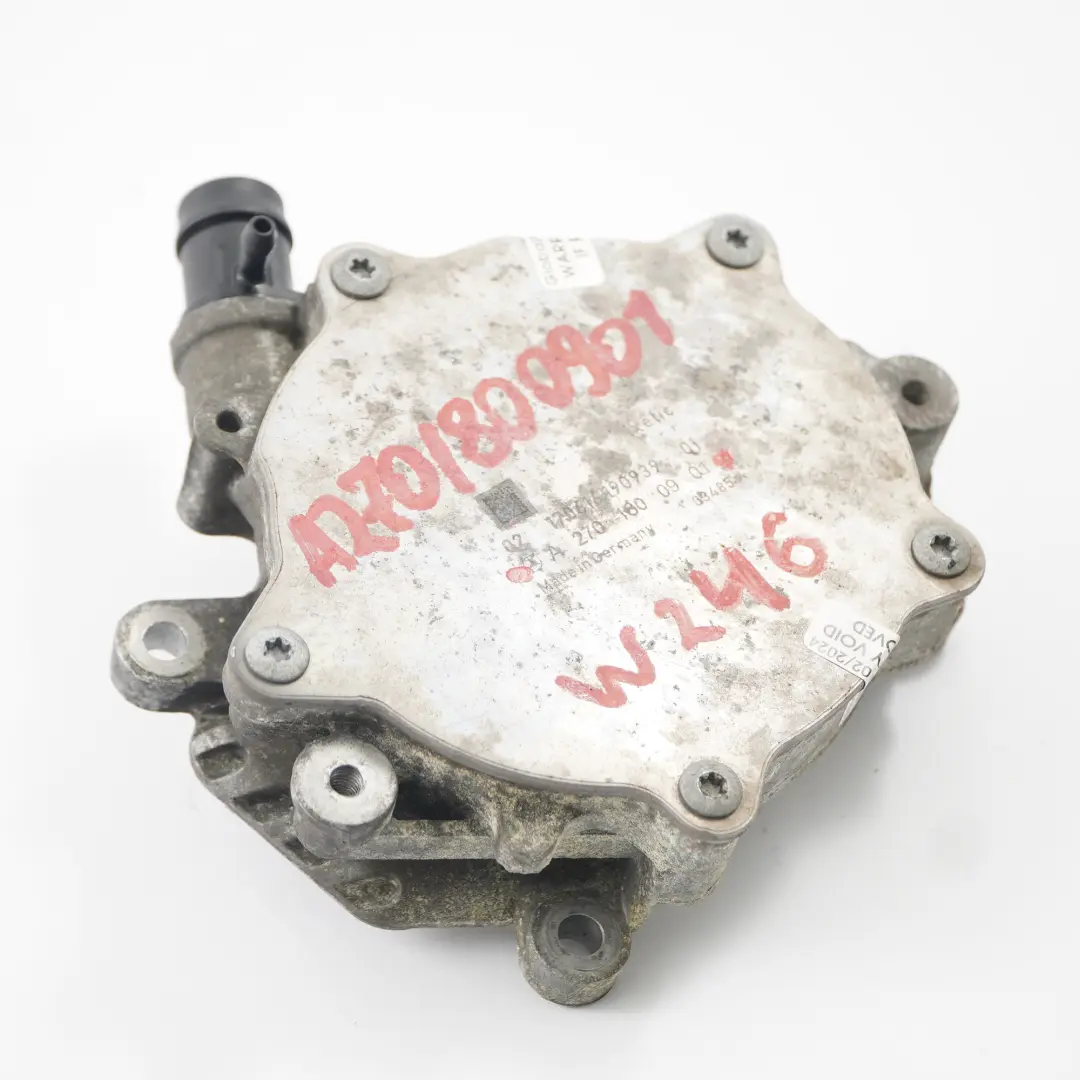 M270 Petrol Engine Vacuum Pump to Mercedes W176 W204 C207 W212 W246 with Part number A2701800901 Mercedes W176 W204 C207 W212 W246 M270 Petrol Engine Vacuum Pump - SKU A2701800901 - Part number A2701800901