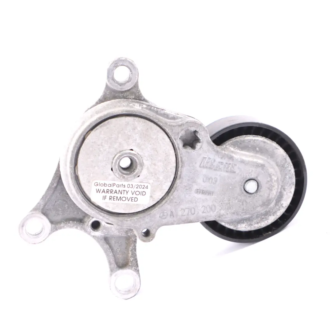 OM260 Poulie tendeur de courroie auxiliaire pour Mercedes W176 Petrol à propos du numéro de pièce A2702000370 Mercedes W176 Petrol OM260 Poulie tendeur de courroie auxiliaire - SKU A2702000370 - Numéro de pièce A2702000370