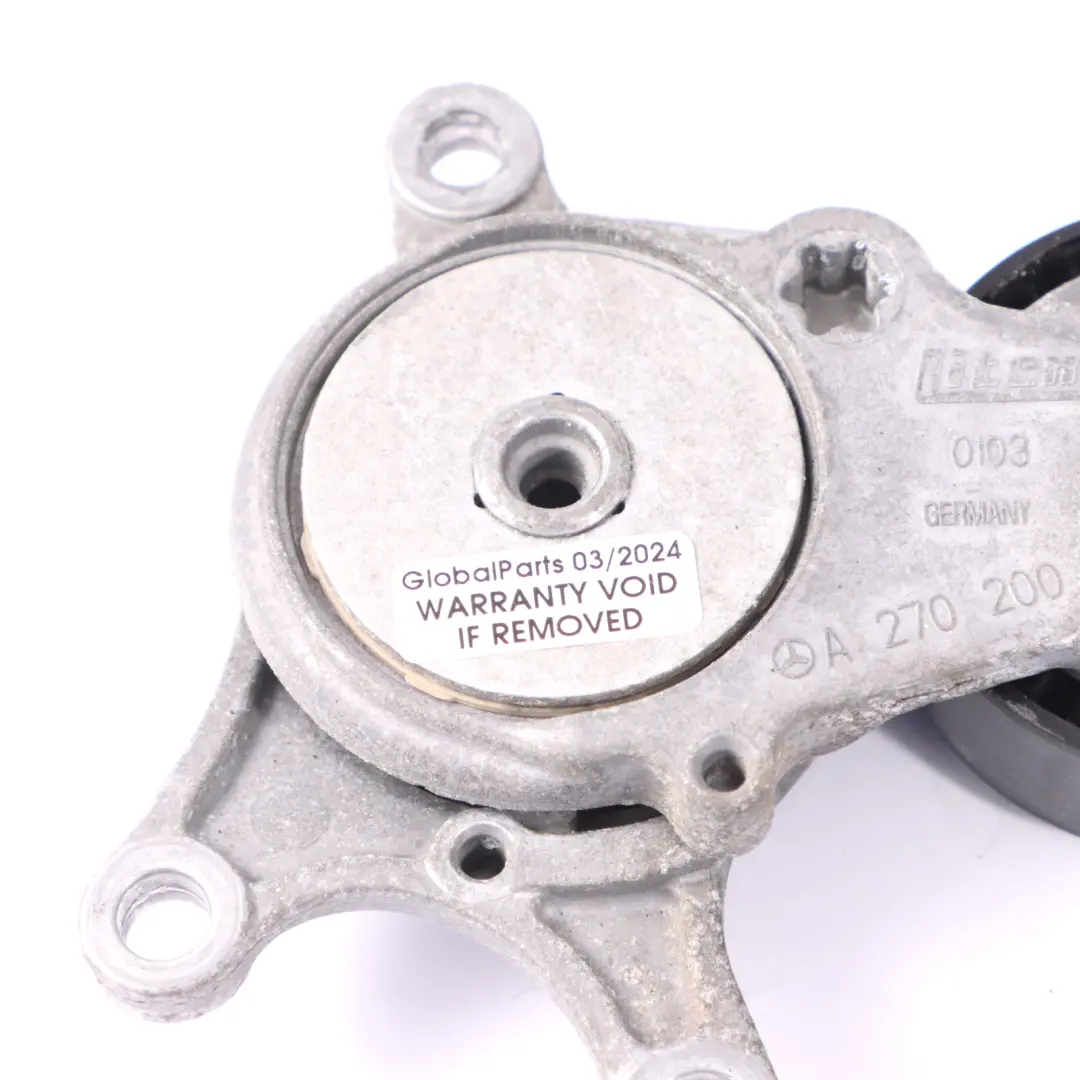 OM260 Auxiliary Belt Tensioner Pulley to Mercedes W176 Petrol with Part number A2702000370 Mercedes W176 Petrol OM260 Auxiliary Belt Tensioner Pulley - SKU A2702000370 - Part number A2702000370