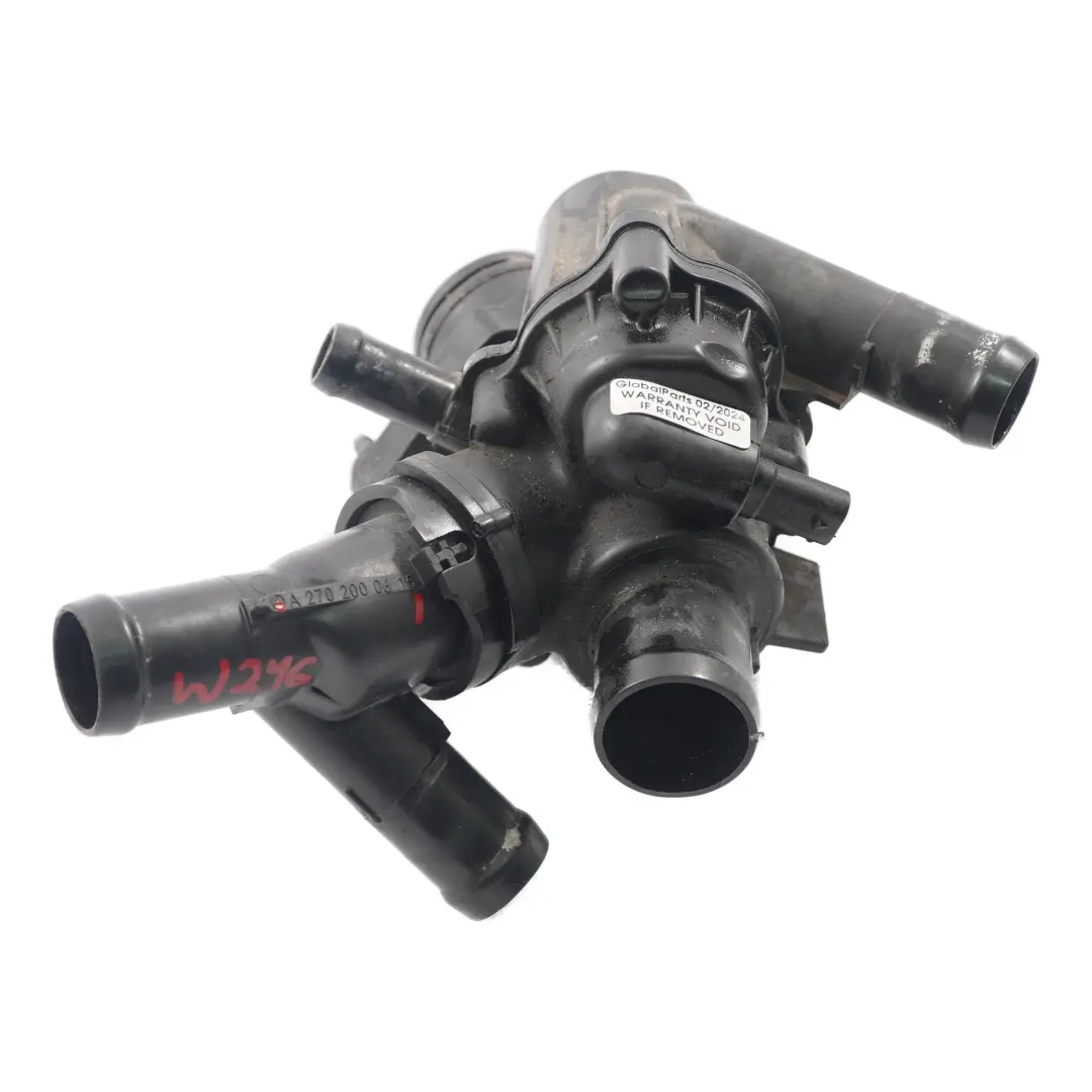M270 Alloggiamento termostato refrigerante per Mercedes C117 W176 W246 con numero di parte A2702000615 Mercedes C117 W176 W246 M270 Alloggiamento termostato refrigerante - SKU A2702000615 - Numero di parte A2702000615