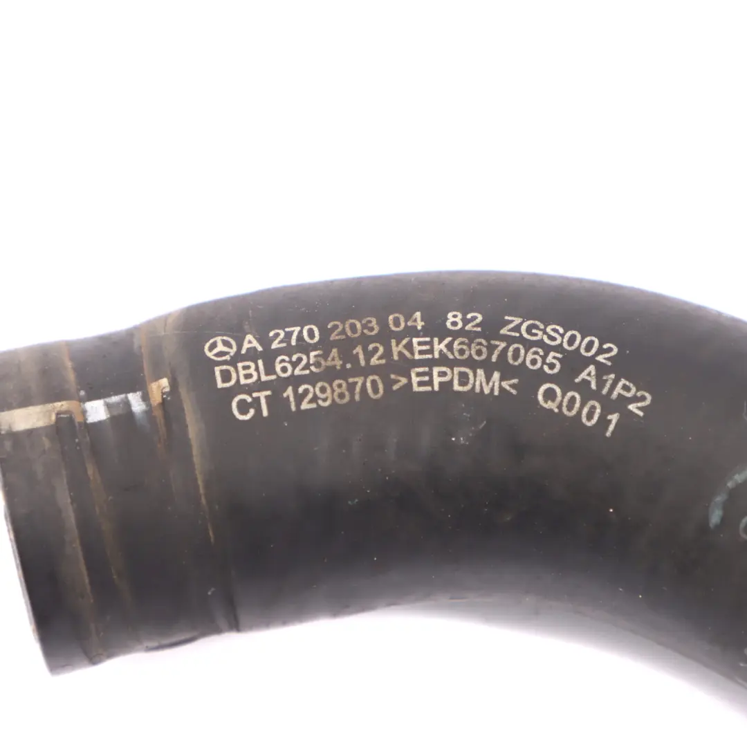  Coolant Hose Mercedes W176 Petrol M270 Thermostat Feed Line - SKU A2702030482 - Part number A2702030482
