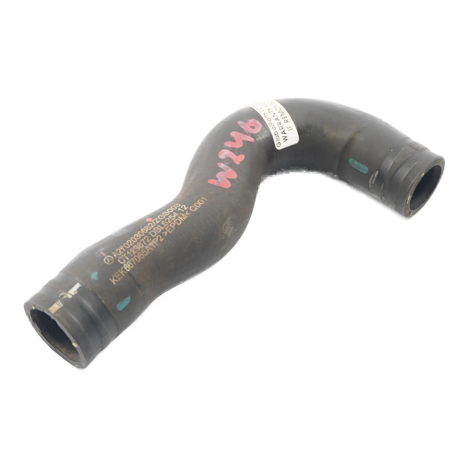 Tubo dell'acqua Mercedes W176 W246 M270 Linea tubo raffreddamento A2702030682