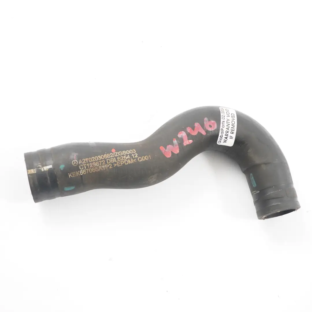 Tuyau d'eau Mercedes W176 W246 M270 Conduite liquide refroidissement pour à propos du numéro de pièce A2702030682 Tuyau d'eau Mercedes W176 W246 M270 Conduite liquide refroidissement - SKU A2702030682 - Numéro de pièce A2702030682