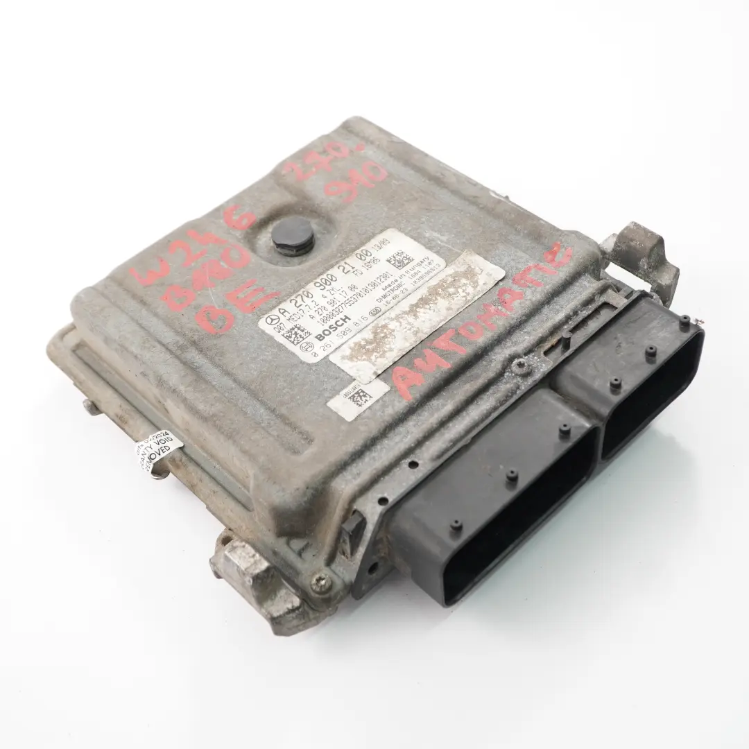 A180 B180 BleuEFFICIENCY 270.910 122CV Moteur ECU pour Mercedes W176 W246 à propos du numéro de pièce A2709002100 Mercedes W176 W246 A180 B180 BleuEFFICIENCY 270.910 122CV Moteur ECU - SKU A2709002100-1 - Numéro de pièce A2709002100