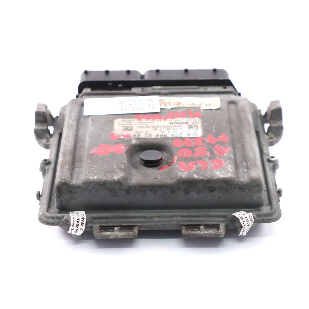 Mercedes W176 W246 A180 B180 BlueEFFICIENCY 270.910 122HP Engine ECU - SKU A2709002100-1 - Part number A2709002100