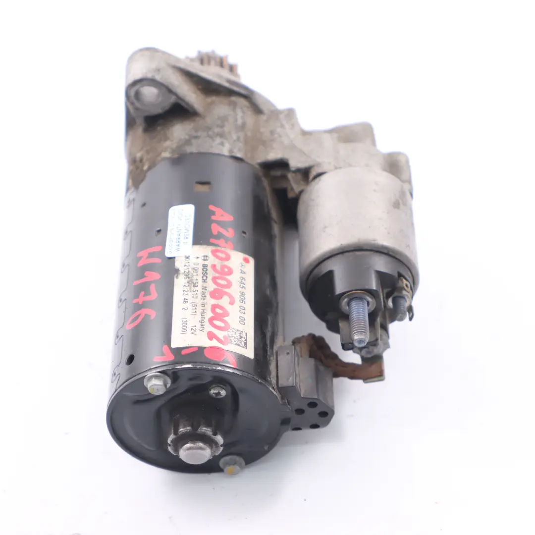  Starter Motor Mercedes W176 W246 Engine Starter Unit 12V Denso A6459060300 - SKU A2709060026-1 - Part number A2709060026