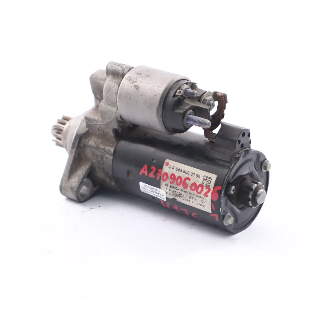 Anlasser Mercedes W176 W246 Motoranlasser 12V Denso A6459060300 für mit Teilenummer A2709060026 Anlasser Mercedes W176 W246 Motoranlasser 12V Denso A6459060300 - SKU A2709060026-1 - Teilenummer A2709060026