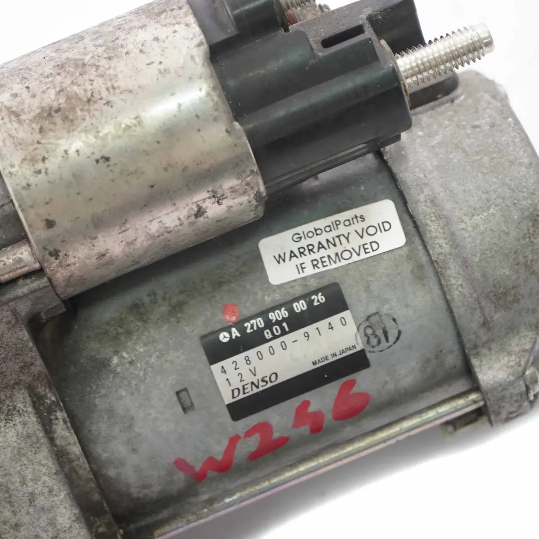 Mercedes W176 W246 Demarreur Moteur - SKU A2709060026 - Numéro de pièce A2709060026