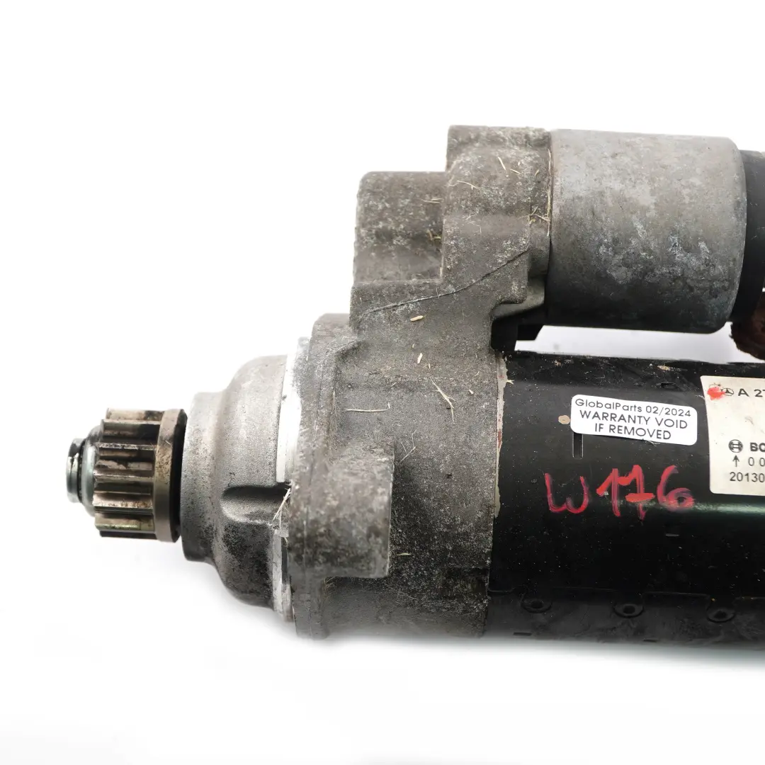 Mercedes W176 Motor De Arranque 12V Bosch M270 Motor De Gasolina - SKU A2709060700 - Número de pieza A2709060700