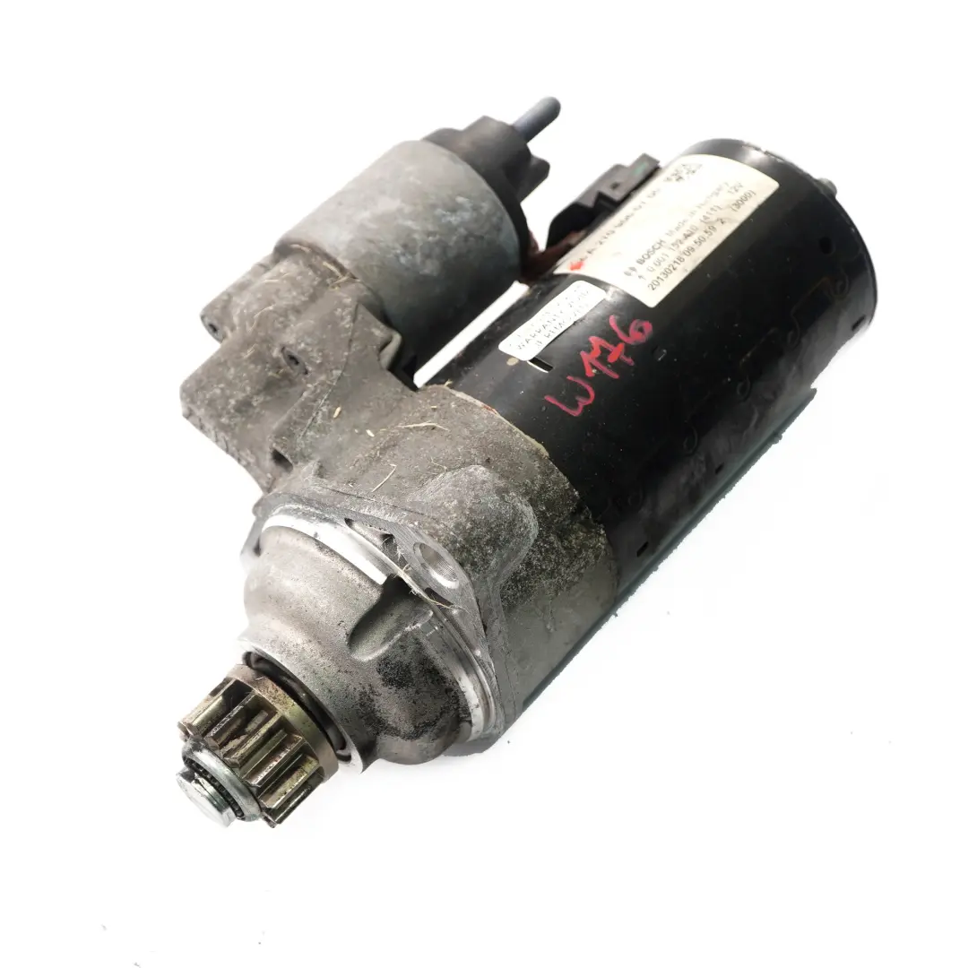 Mercedes W176 Motorino Di Avviamento 12V Bosch M270 Motore A Benzina - SKU A2709060700 - Numero di parte A2709060700