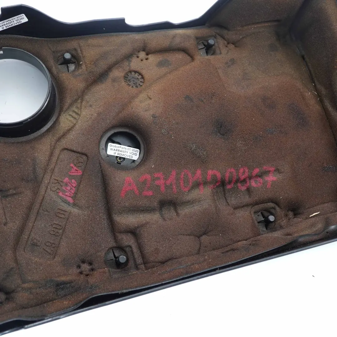 Tapa Motor Mercedes W204 W209 M271 Gasolina Panel Acústico Superior para con número de pieza A2710100867 Tapa Motor Mercedes W204 W209 M271 Gasolina Panel Acústico Superior - SKU A2710100867 - Número de pieza A2710100867