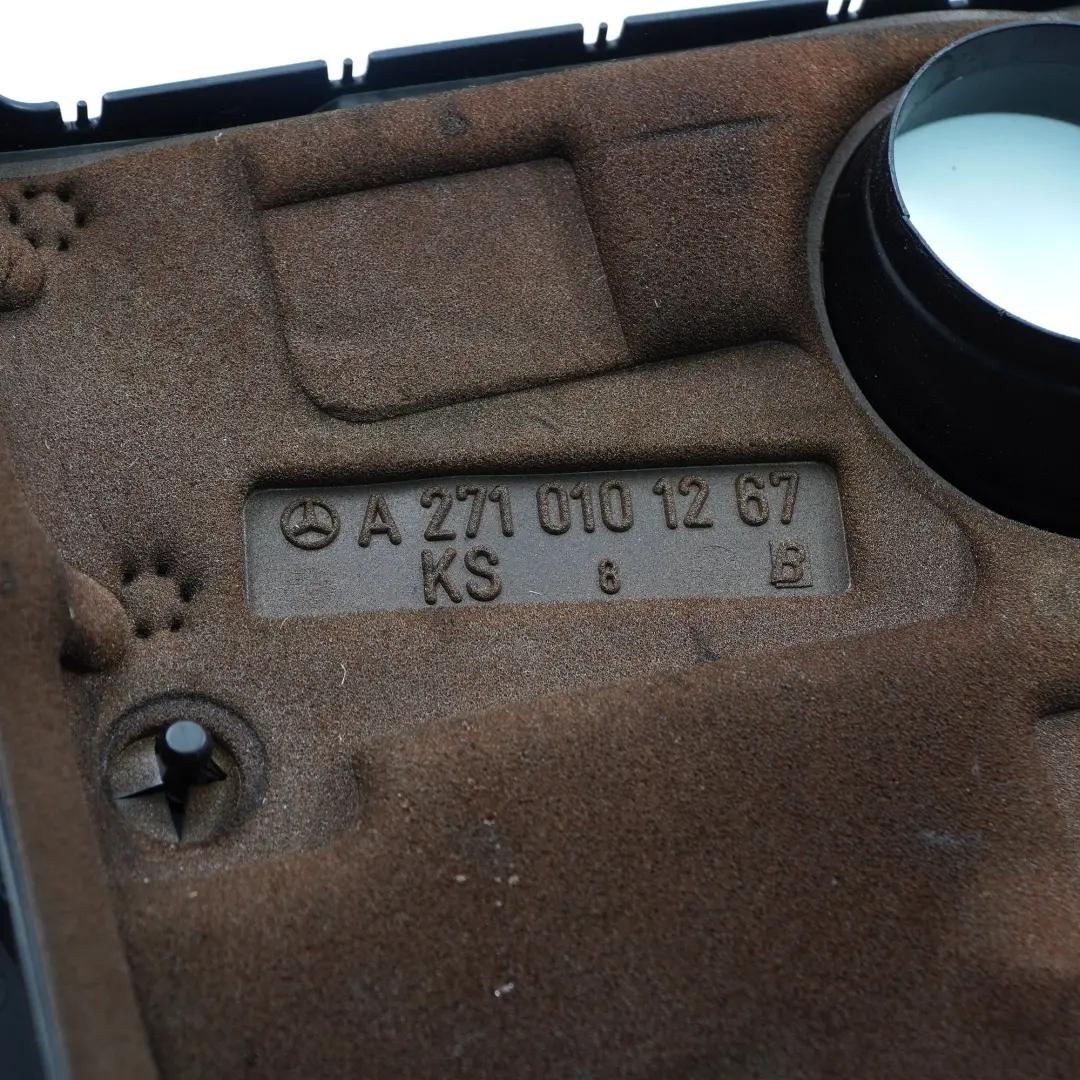  Couvercle moteur Mercedes W204 C207 W212 M271 Petrol Panneau - SKU A2710101267 - Numéro de pièce A2710101267