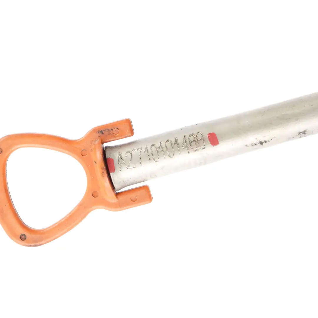 Oil Dipstick Mercedes W204 M271 Oil Level Engine Guide Tube to with Part number A2710101466 Oil Dipstick Mercedes W204 M271 Oil Level Engine Guide Tube - SKU A2710101466 - Part number A2710101466