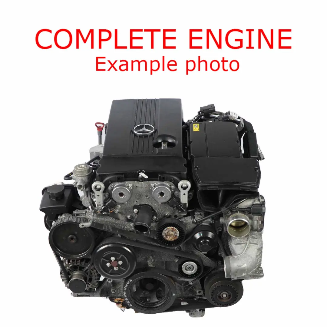 Bare Engine 271952 271.952 156HP 99k m, WARRANTY Mercedes W204 C 180 Kompressor - SKU A2710107446 - Part number A2710107446