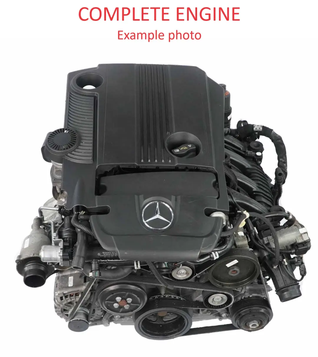 Mercedes W204 C207 W212 CGI 1.8 Bare Engine 271860 271.860 M271 69k, WARRANTY - SKU A2710109547 - Part number A2710109547