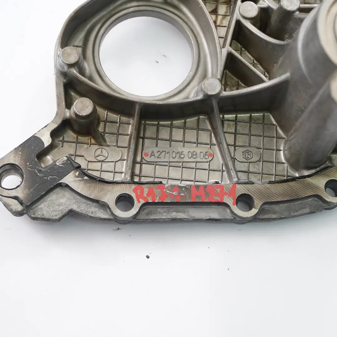 M271 Tapa de la caja delantera del árbol de levas para Mercedes SLK R171 W204 W211 con número de pieza A2710160806 Mercedes SLK R171 W204 W211 M271 Tapa de la caja delantera del árbol de levas - SKU A2710160806 - Número de pieza A2710160806