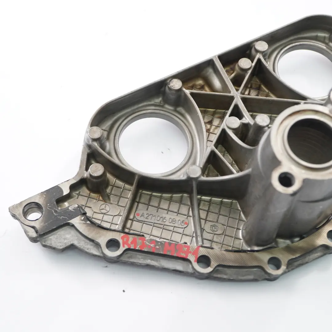 Motore M271 Albero camme Copertura cassa anteriore per Mercedes SLK R171 W204 W211 con numero di parte A2710160806 Mercedes SLK R171 W204 W211 Motore M271 Albero camme Copertura cassa anteriore - SKU A2710160806 - Numero di parte A2710160806