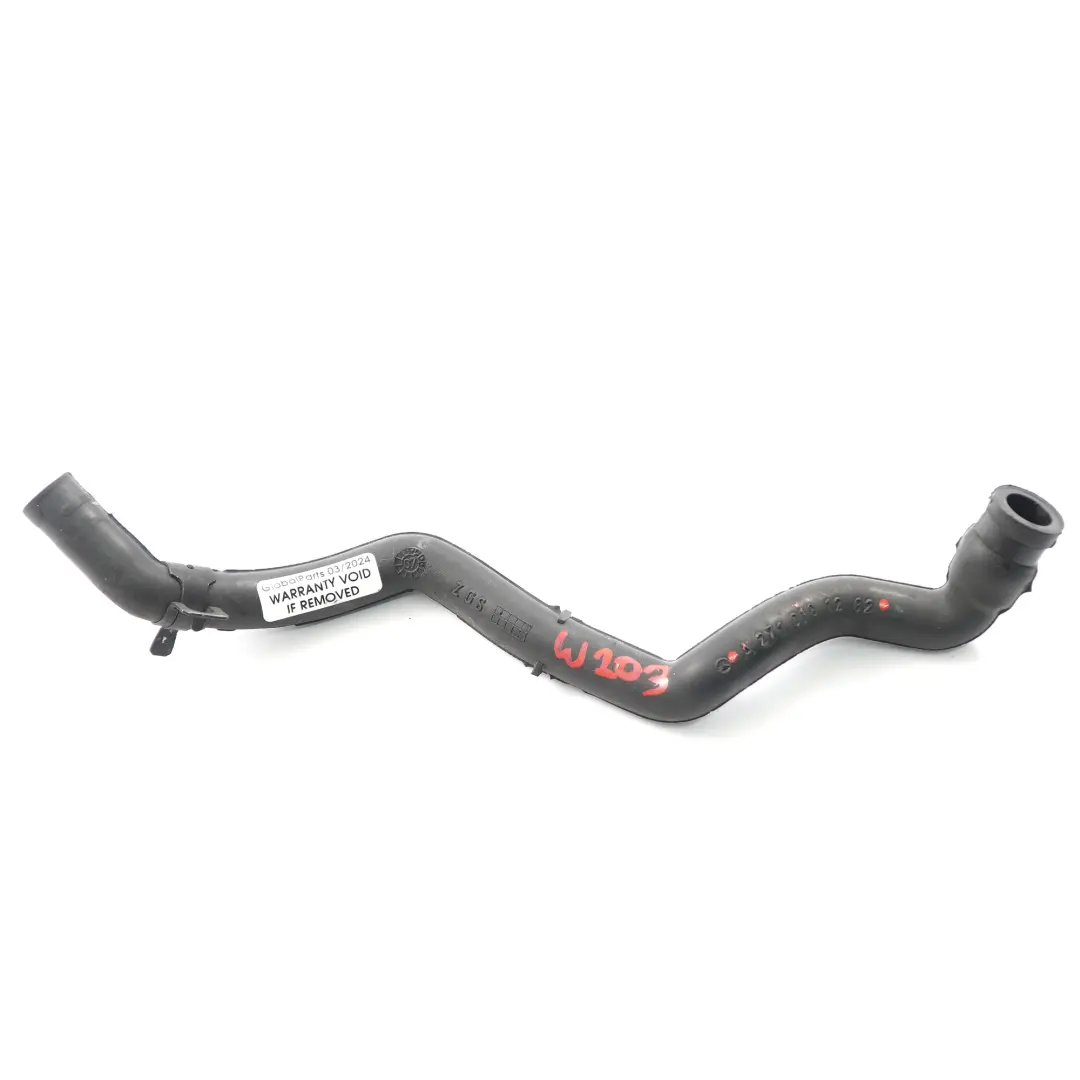 Breather Hose Mercedes W203 Petrol M271 Crankcase Ventilation Line to with Part number A2710181282 Breather Hose Mercedes W203 Petrol M271 Crankcase Ventilation Line - SKU A2710181282 - Part number A2710181282