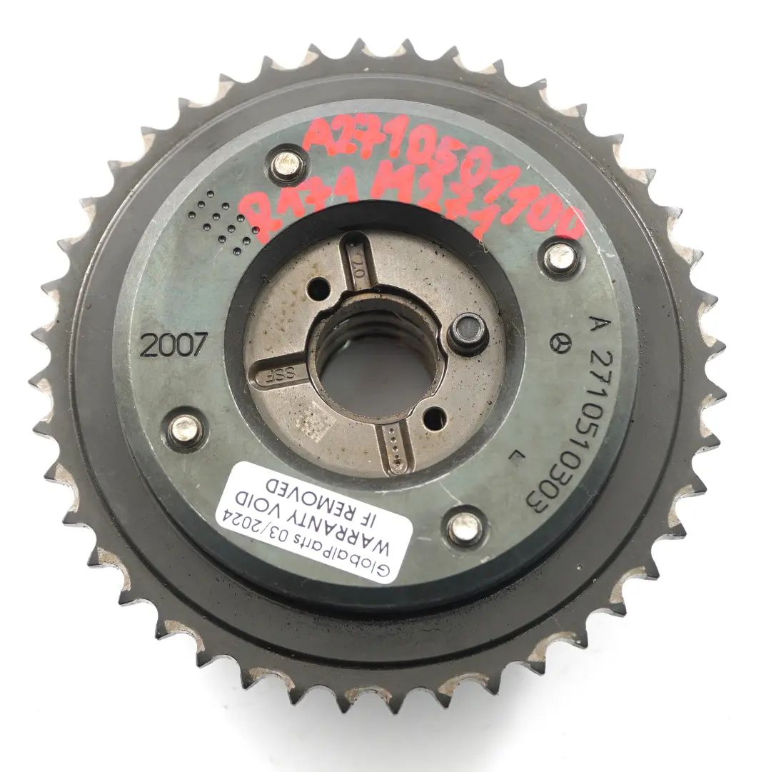  Ajusteur Mercedes SLK R171 Petrol M271 Positionneur d'arbre cames d'échappement - SKU A2710501100 - Numéro de pièce A2710501100