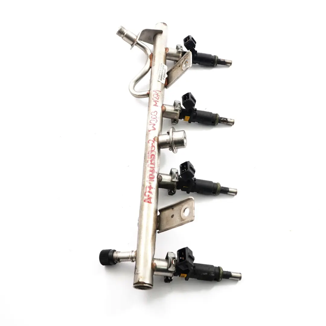  Inyectores Mercedes W203 M271 Riel de inyección combustible gasolina - SKU A2710703595-2 - Número de pieza A2710703595