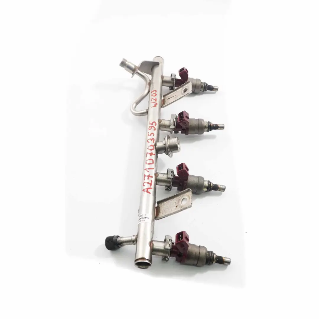 M271 Distribuidor De Combustible Inyeccion para Mercedes W203 con número de pieza A2710703595 Mercedes W203 M271 Distribuidor De Combustible Inyeccion - SKU A2710703595 - Número de pieza A2710703595