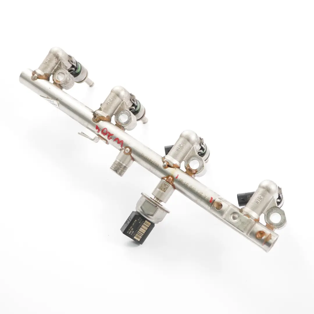 Mercedes W204 W212 M271 Benzin Einspritzdüse Druck Rail Leitung Rohr A2710705195 - SKU A2710705595 - Teilenummer A2710705595
