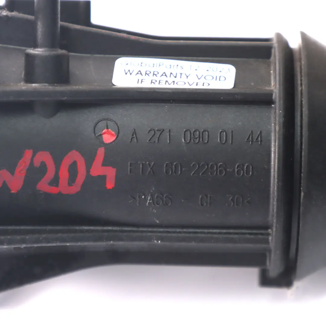 Mercedes W204 M271 Flange Throttle Body Air Intake Manifold Pipe - SKU A2710900144 - Part number A2710900144