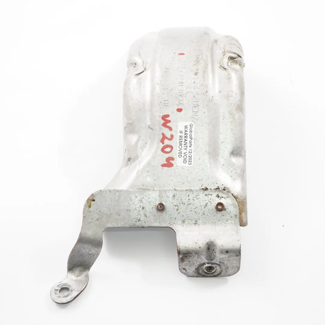 M271 Petrol Engine Turbo Exhaust Heat Shield Plate to Mercedes W204 with Part number A2710900234 Mercedes W204 M271 Petrol Engine Turbo Exhaust Heat Shield Plate - SKU A2710900234 - Part number A2710900234