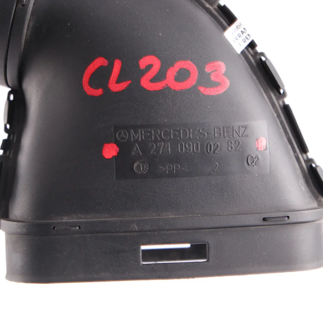 Intake Hose Mercedes W203 CL203 C209 Air Inlet Pipe Filter Silencer to with Part number A2710900282 Intake Hose Mercedes W203 CL203 C209 Air Inlet Pipe Filter Silencer - SKU A2710900282 - Part number A2710900282