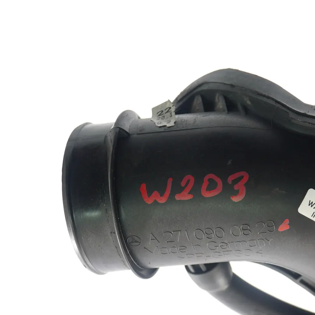 M271 Luftansaugschlauch Rohr Ladeluftkühler für Mercedes W203 W204 mit Teilenummer A2710900829 Mercedes W203 W204 M271 Luftansaugschlauch Rohr Ladeluftkühler - SKU A2710900829 - Teilenummer A2710900829