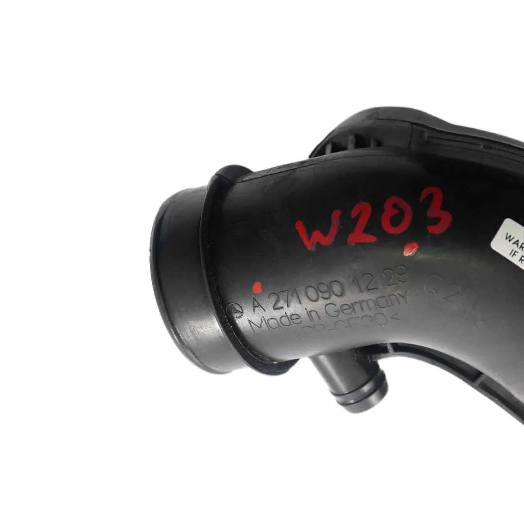 Admisión Colector Manguera Línea Gasolina M271 para Mercedes W203 con número de pieza A2710901229 Mercedes W203 Admisión Colector Manguera Línea Gasolina M271 - SKU A2710901229 - Número de pieza A2710901229