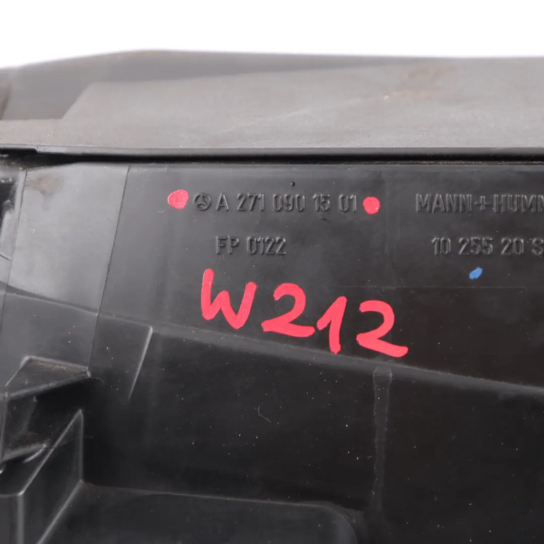 Filter Box Mercedes W204 M271 Air Intake Silencer Filter Box to Air with Part number A2710901501 Air Filter Box Mercedes W204 M271 Air Intake Silencer Filter Box - SKU A2710901501 - Part number A2710901501