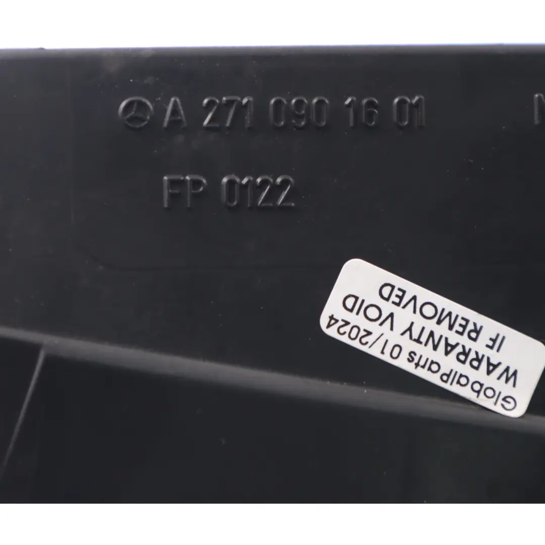M271 Air Intake Filter Box Lower Housing Element to Mercedes W204 with Part number A2710901601 Mercedes W204 M271 Air Intake Filter Box Lower Housing Element - SKU A2710901601 - Part number A2710901601