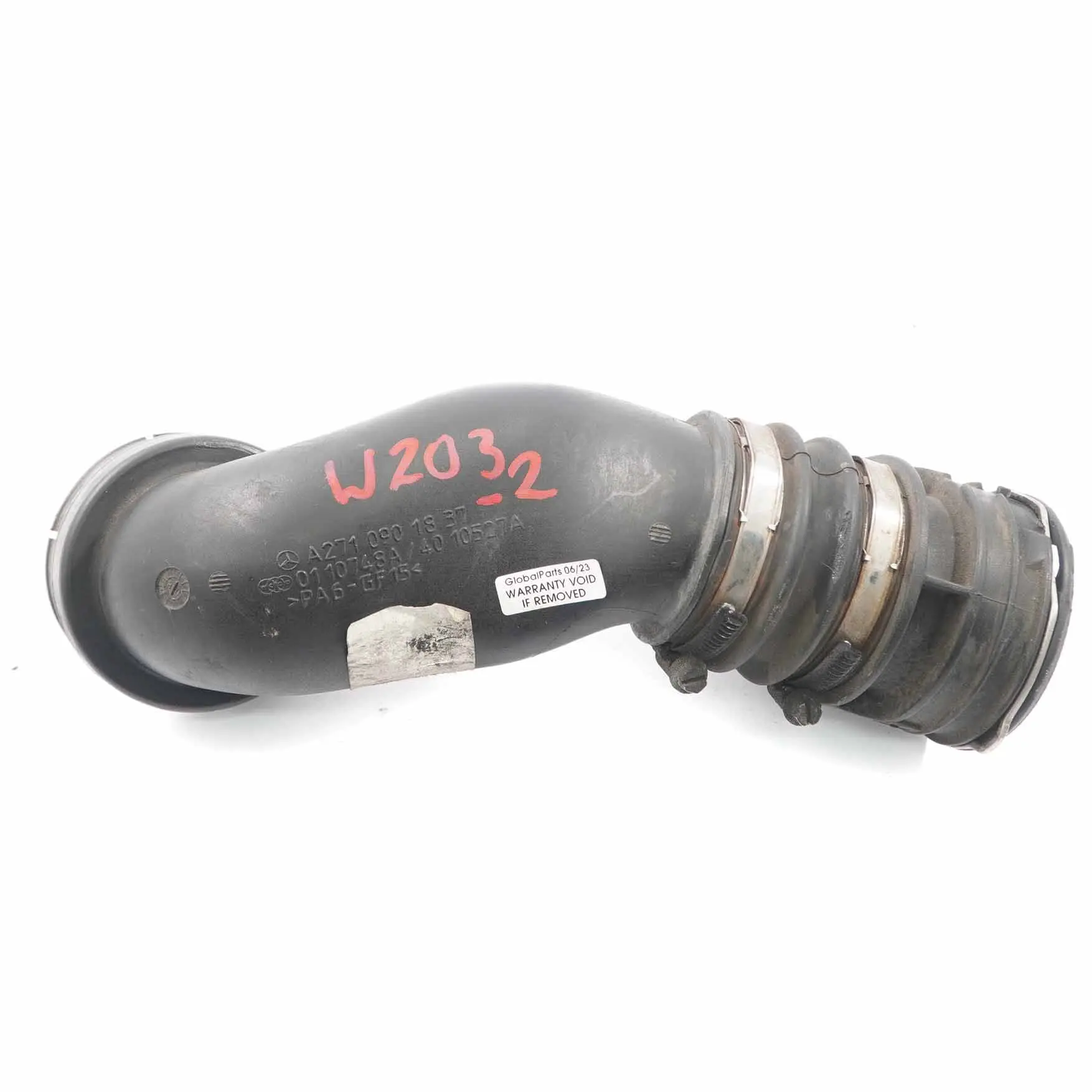 Mercedes W203 W204 W212 M271 Manguera Admisión Aire Tubo Carga Intercooler