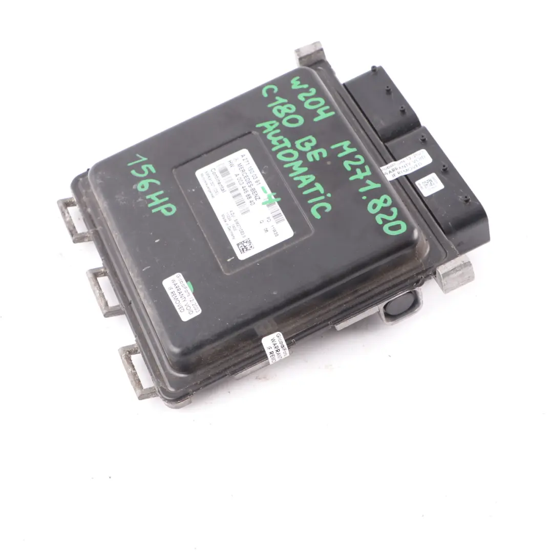 Mercedes W204 C180 BlueEFFICIENCY M271.820 156HP Engine Control Unit ECU - SKU A2711500391-4 - Part number A2711500391