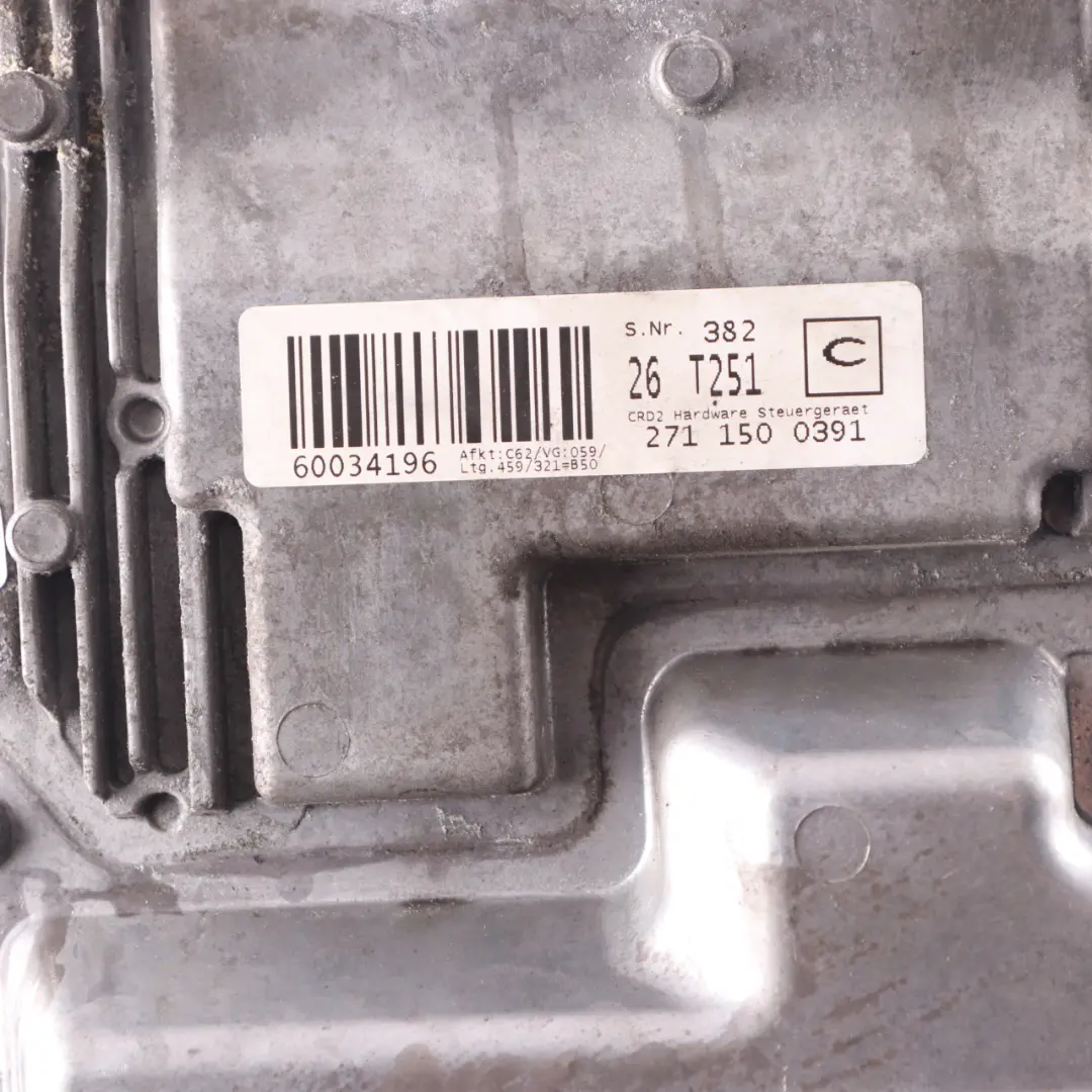 271.860 204HP Engine Control Unit ECU Automatic to Mercedes W204 C 250 with Part number A2711500391 Mercedes W204 C 250 271.860 204HP Engine Control Unit ECU Automatic - SKU A2711500391-5 - Part number A2711500391