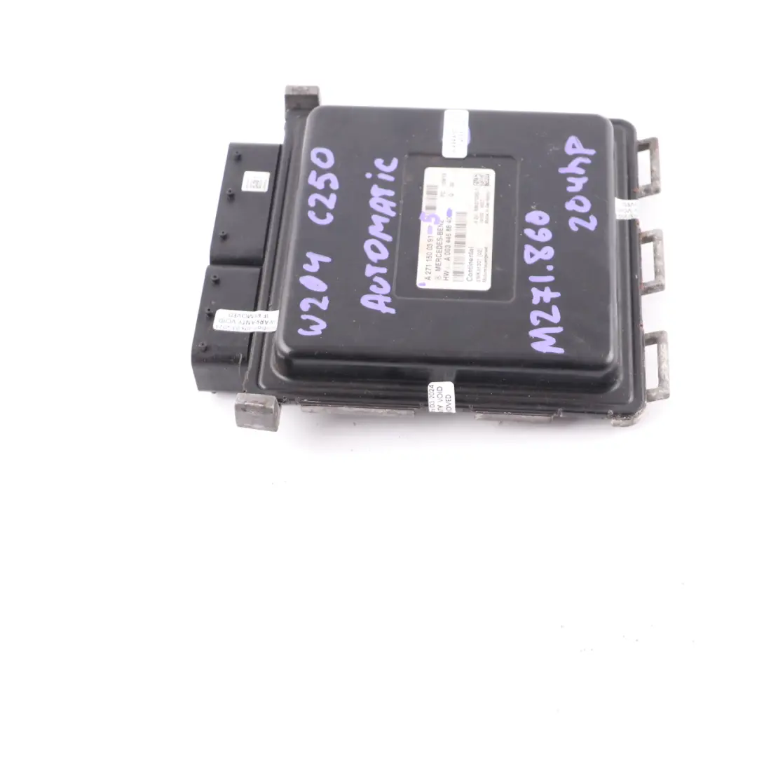271.860 204HP Engine Control Unit ECU Automatic to Mercedes W204 C 250 with Part number A2711500391 Mercedes W204 C 250 271.860 204HP Engine Control Unit ECU Automatic - SKU A2711500391-5 - Part number A2711500391