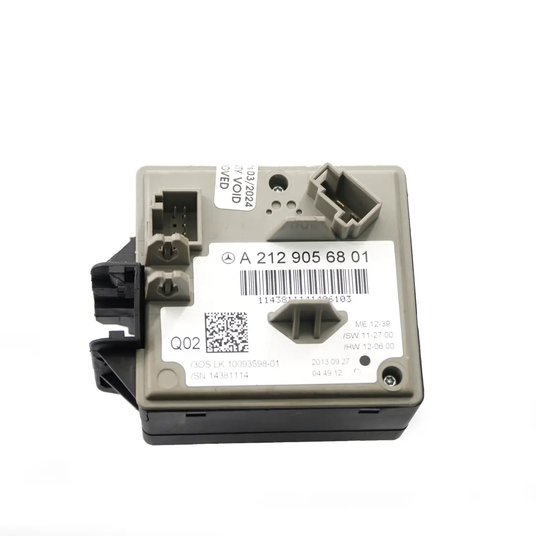 Mercedes R172 BlueEFFICIENCY 271.861 184HP Engine ECU Kit Keys Lock - SKU A2711500391-6 - Part number A2711500391