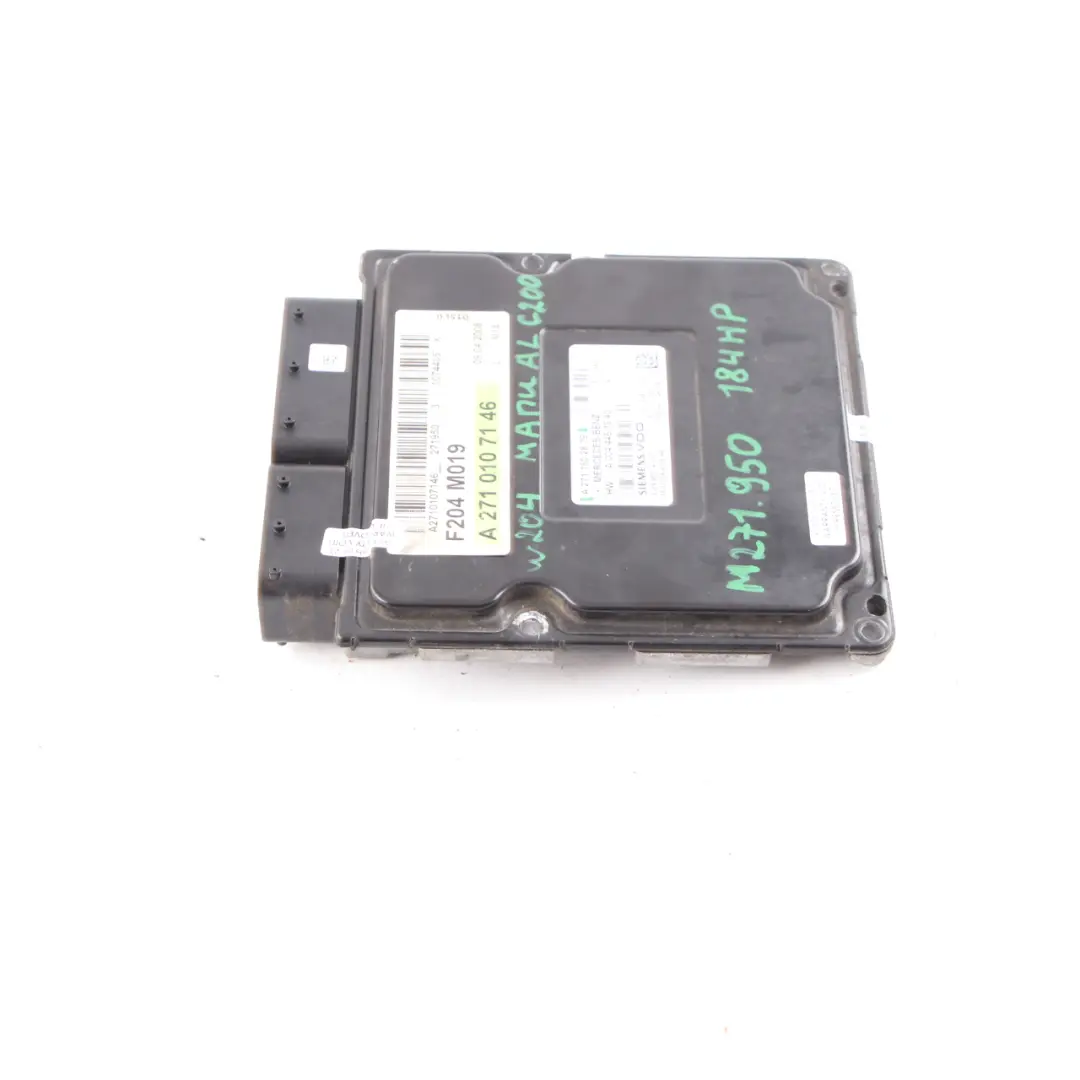 C200 M271.950 184HP Engine ECU Unit Module Manual to Mercedes W204 with Part number A2711502879 Mercedes W204 C200 M271.950 184HP Engine ECU Unit Module Manual - SKU A2711502879 - Part number A2711502879
