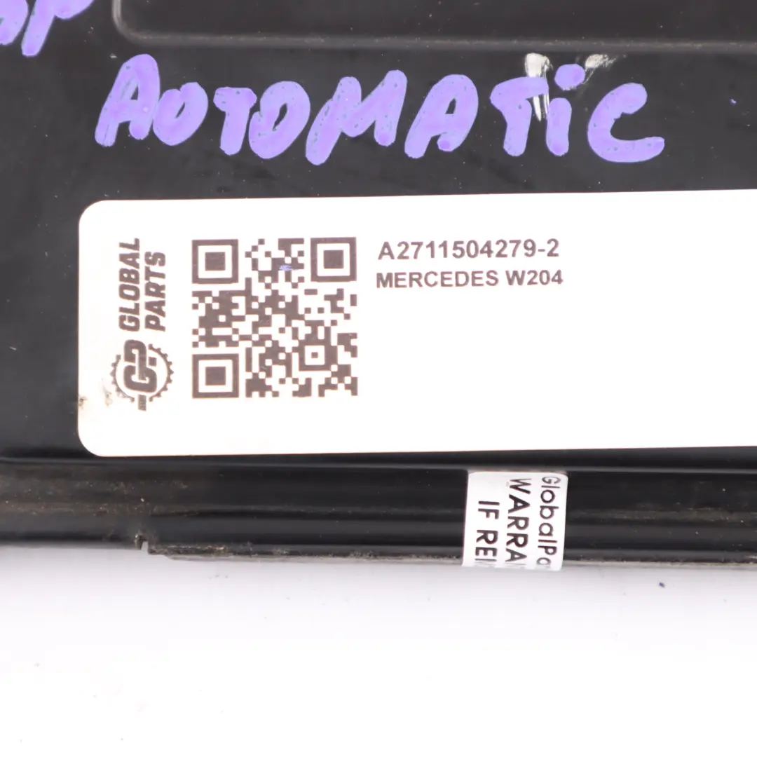 C180 156HP Kompressor M271.910 Engine ECU Manual to Mercedes W204 with Part number A2711504279 Mercedes W204 C180 156HP Kompressor M271.910 Engine ECU Manual - SKU A2711504279 - Part number A2711504279