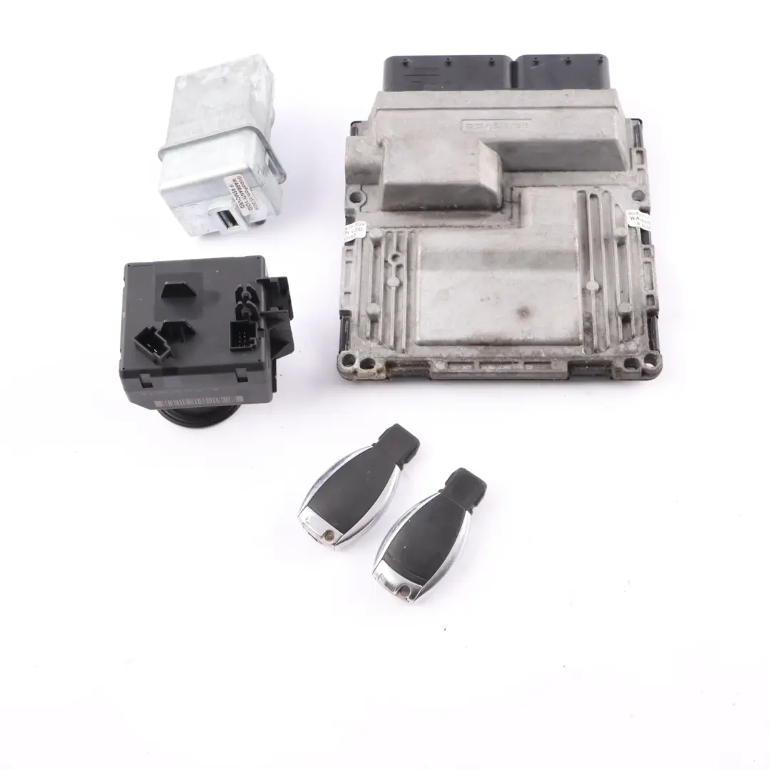 Mercedes W204 C180 Kompressor 271.952 156HP Engine ECU Kit Keys Lock - SKU A2711504879-1 - Part number A2711504879