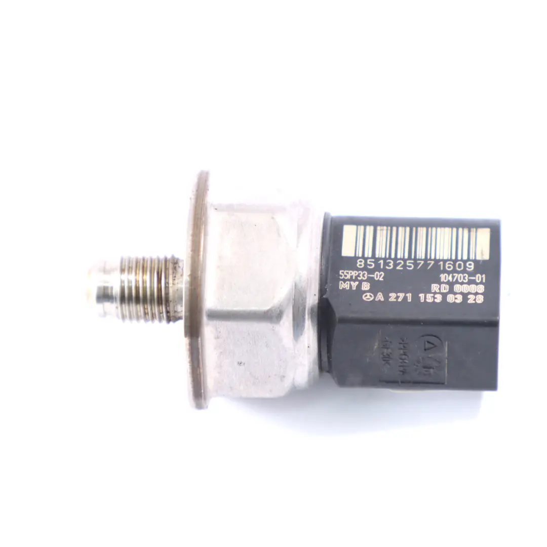 Pressure Sensor Mercedes W204 Petrol OM271 Injection Rail to Fuel with Part number A2711530328 Fuel Pressure Sensor Mercedes W204 Petrol OM271 Injection Rail - SKU A2711530328 - Part number A2711530328