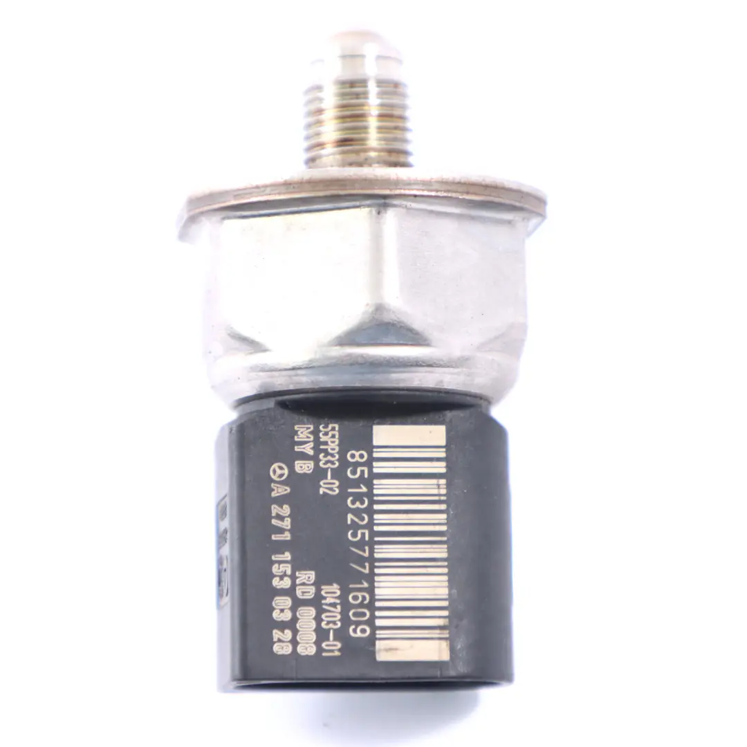 Sensor de presión de combustible Mercedes W204 Petrol OM271 Rail para con número de pieza A2711530328 Sensor de presión de combustible Mercedes W204 Petrol OM271 Rail - SKU A2711530328 - Número de pieza A2711530328