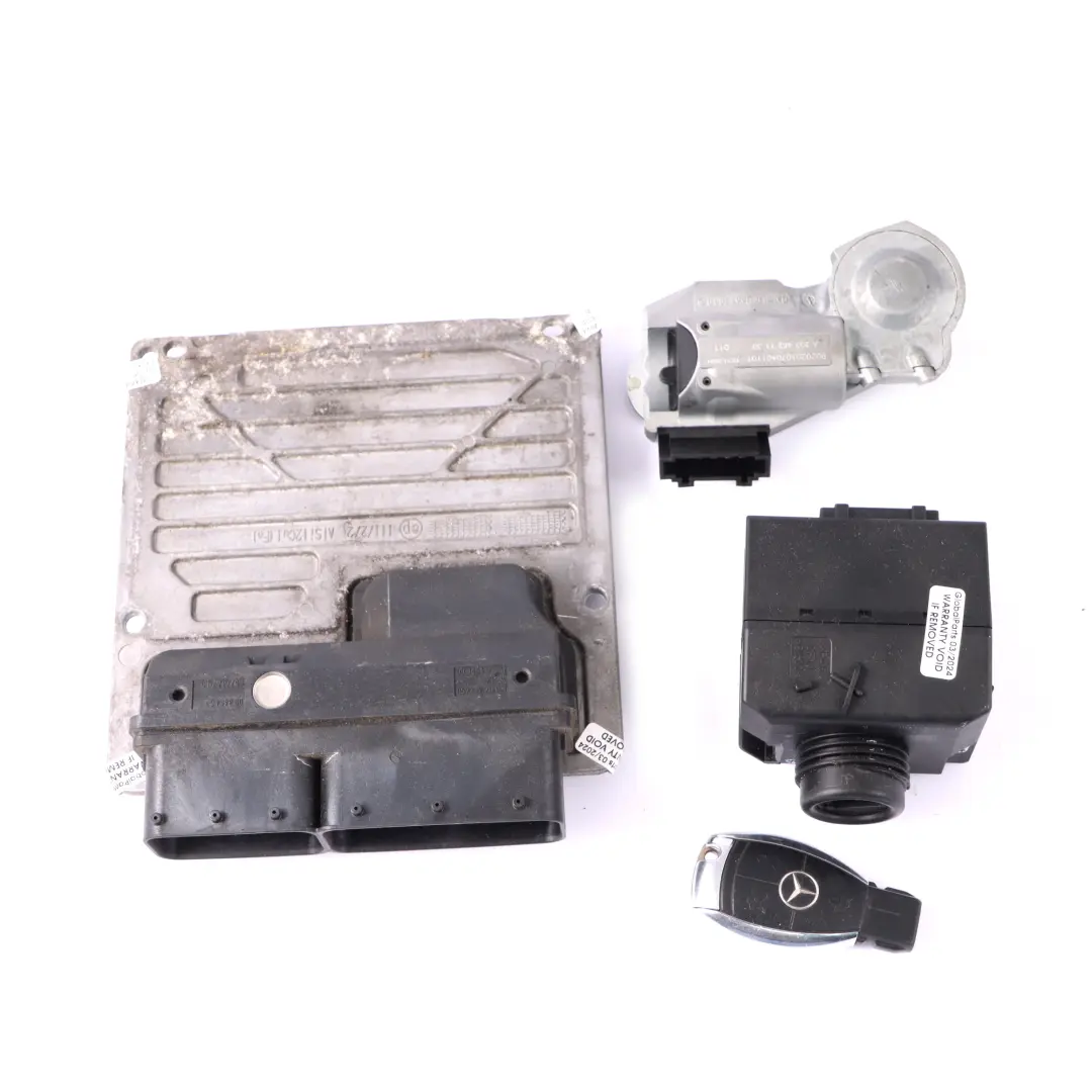 Mercedes C209 Kompressor 271.940 163HP Motore ECU Kit Blocco chiave - SKU A2711530691-1 - Numero di parte A2711530691